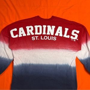Spirit Jersey Fanatics St. Louis Cardinals MLB tye dye long sleeve T-Shirt
